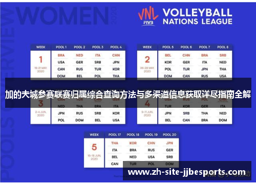 加的夫城参赛联赛归属综合查询方法与多渠道信息获取详尽指南全解